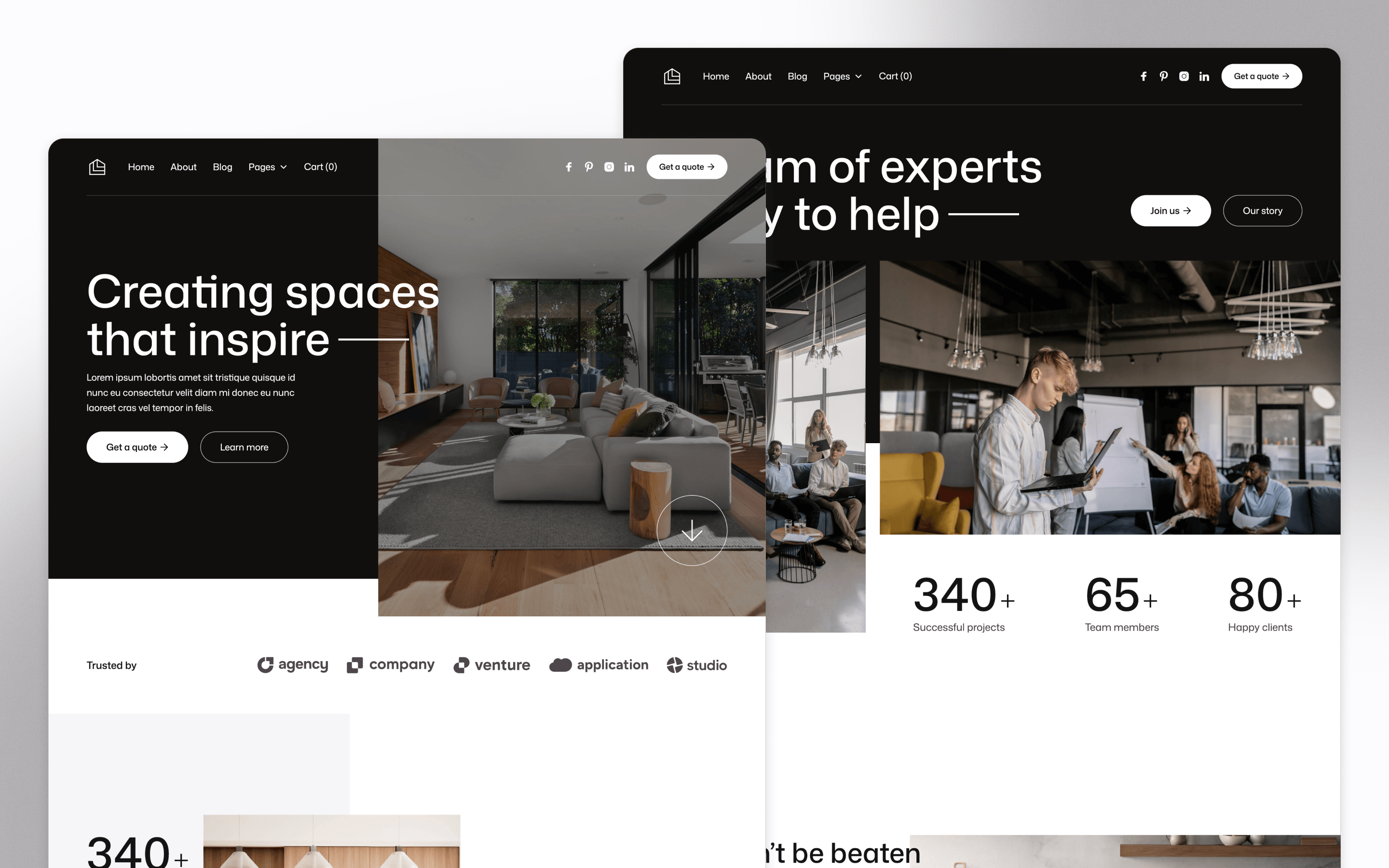 Construktion X Construction Website Template by BRIX Agency