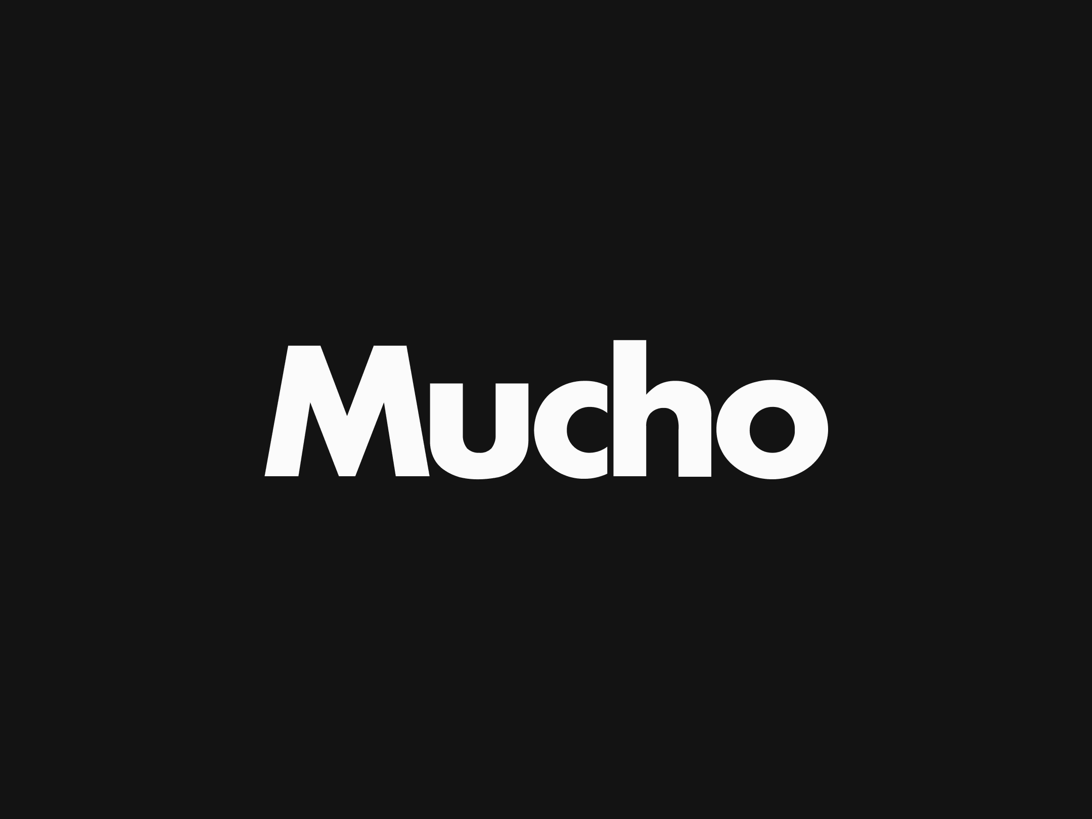 Mucho Architecture Website Design Agency for Minimal Design Logo