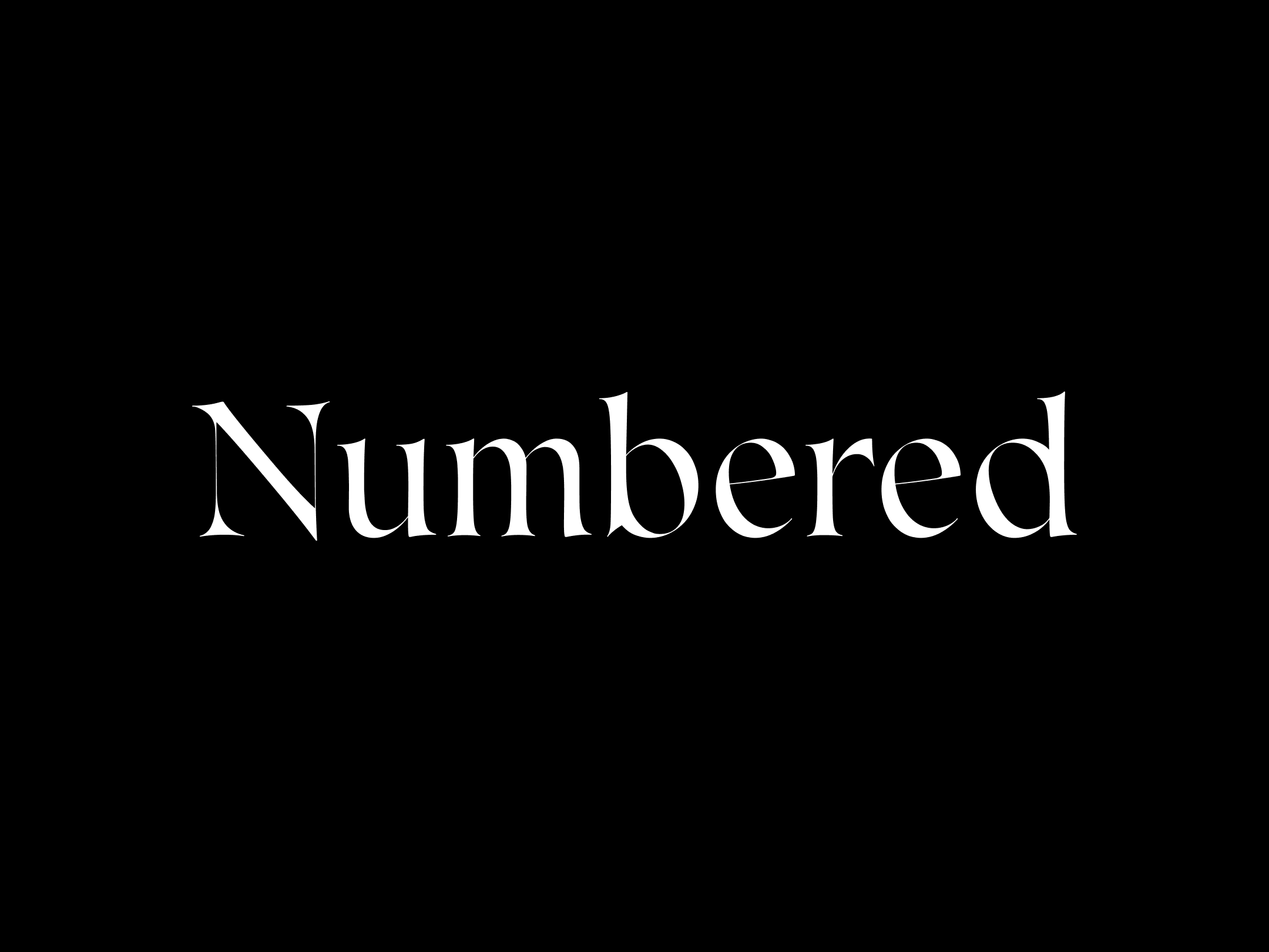 Numbered Automotive Website Design Agency for Art Direction Logo