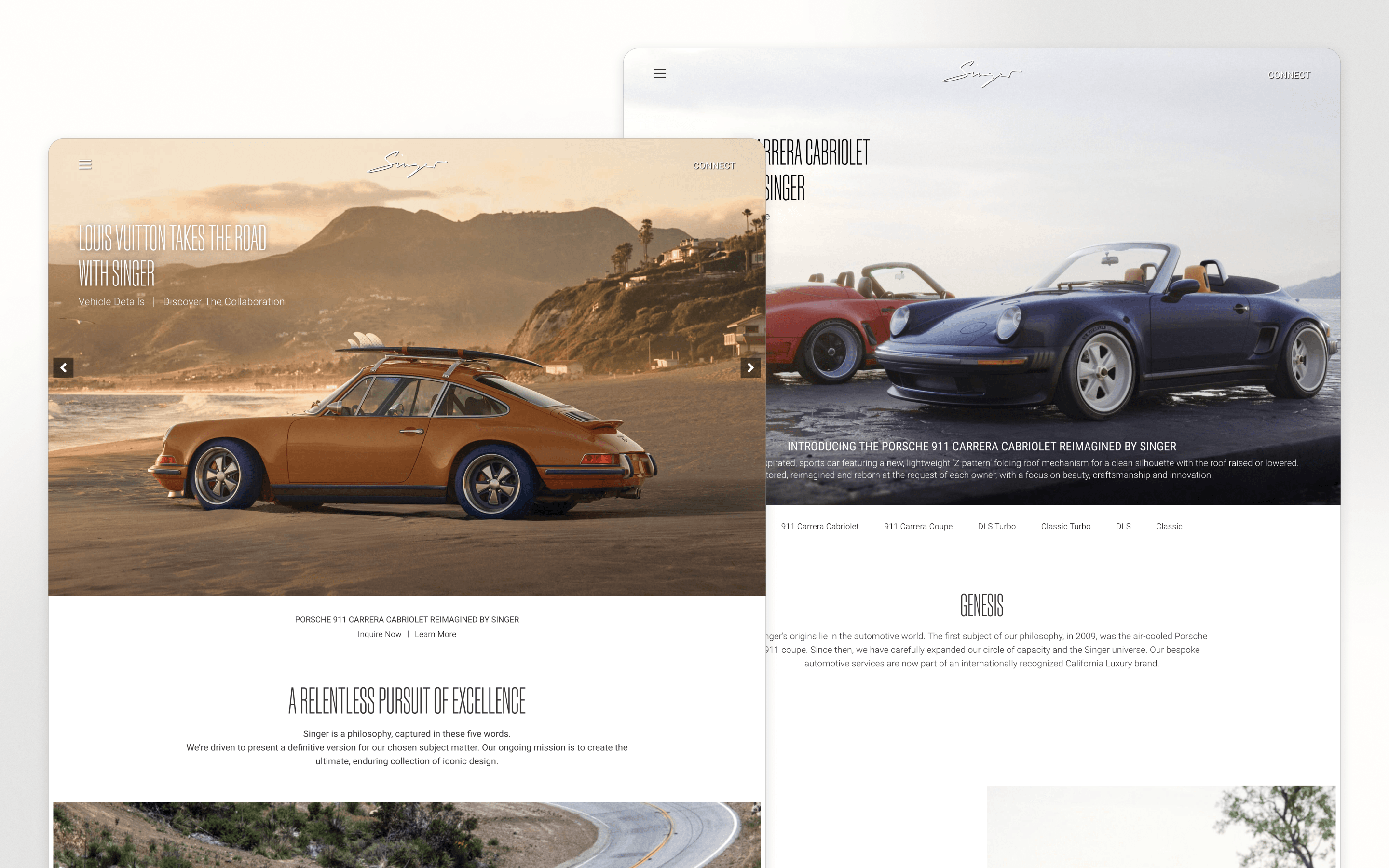 Singer Vehicle Design Automotive Current Website Design