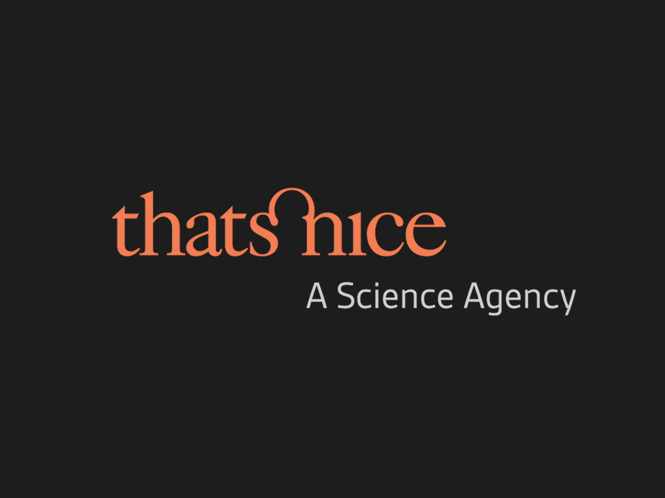That’s Nice Biotechnology Website Design Agency for Pharma Services Logo