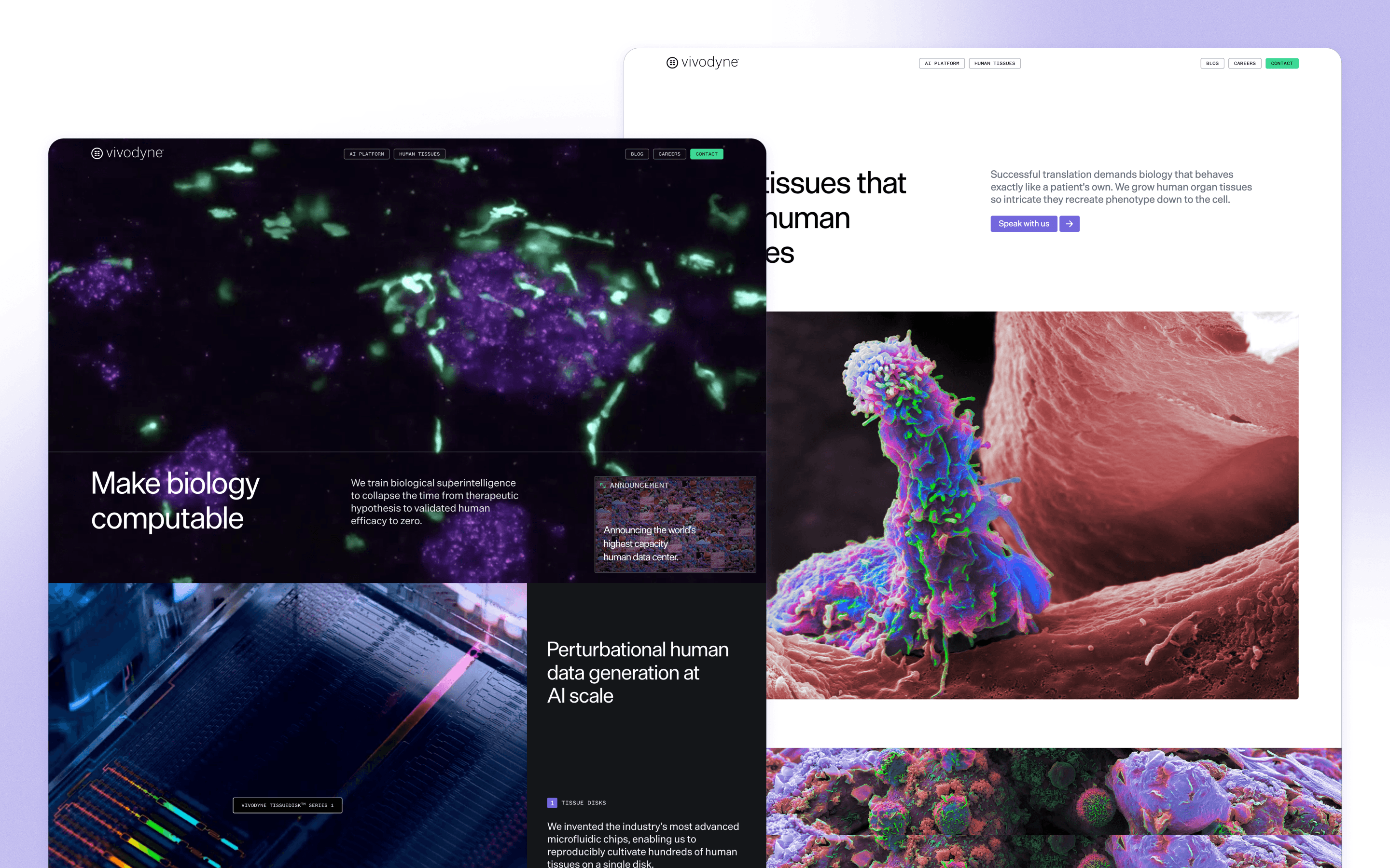 Vivodyne Biotechnology Website Design by Orizon