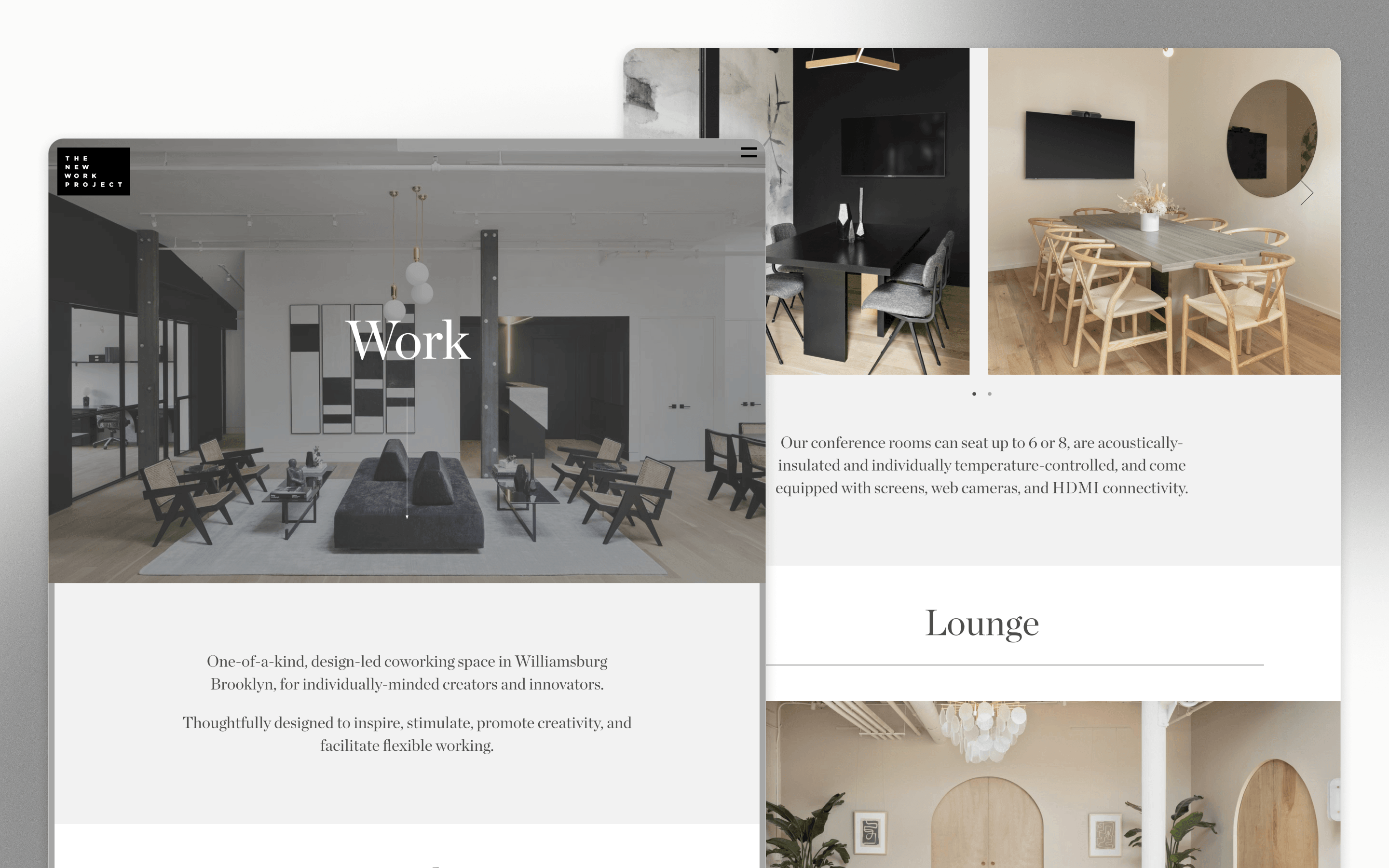 The New Work Project Commercial Real Estate Website Design by The Future Forward