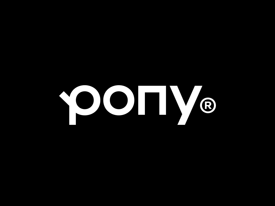 Pony Studio Crypto Website Design Agency for Brand Identity Logo