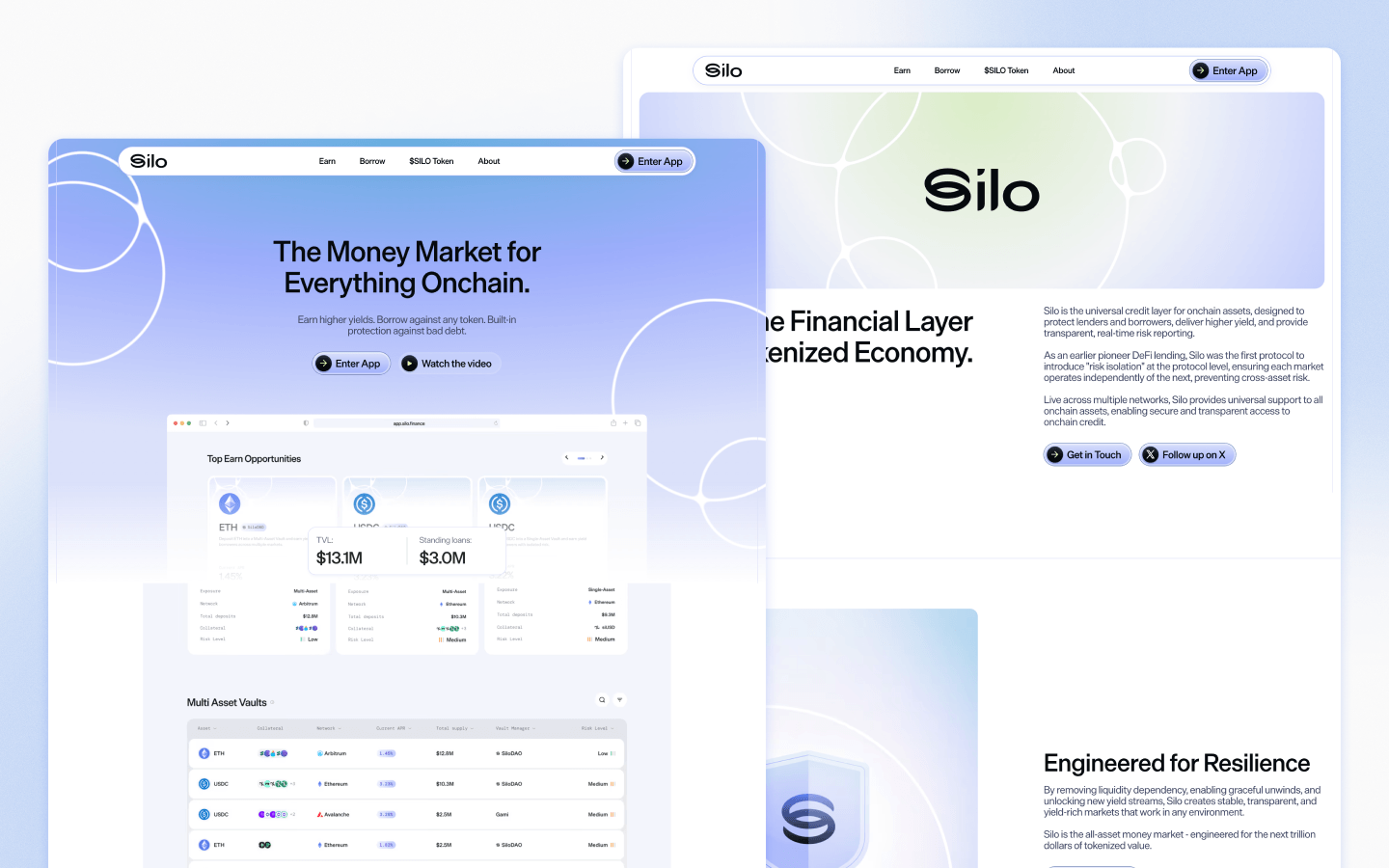 Silo Crypto Website Design by Properly Studio