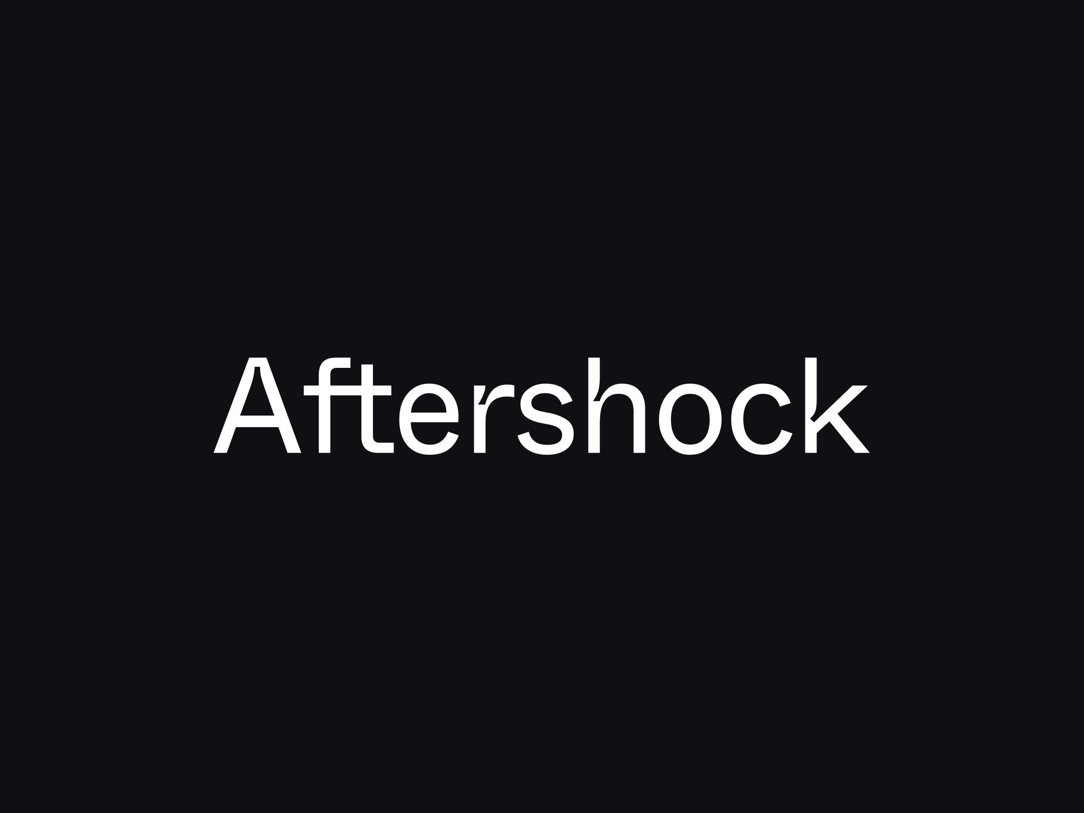 Aftershock Cybersecurity Website Design Agency for Company Rebrands Logo