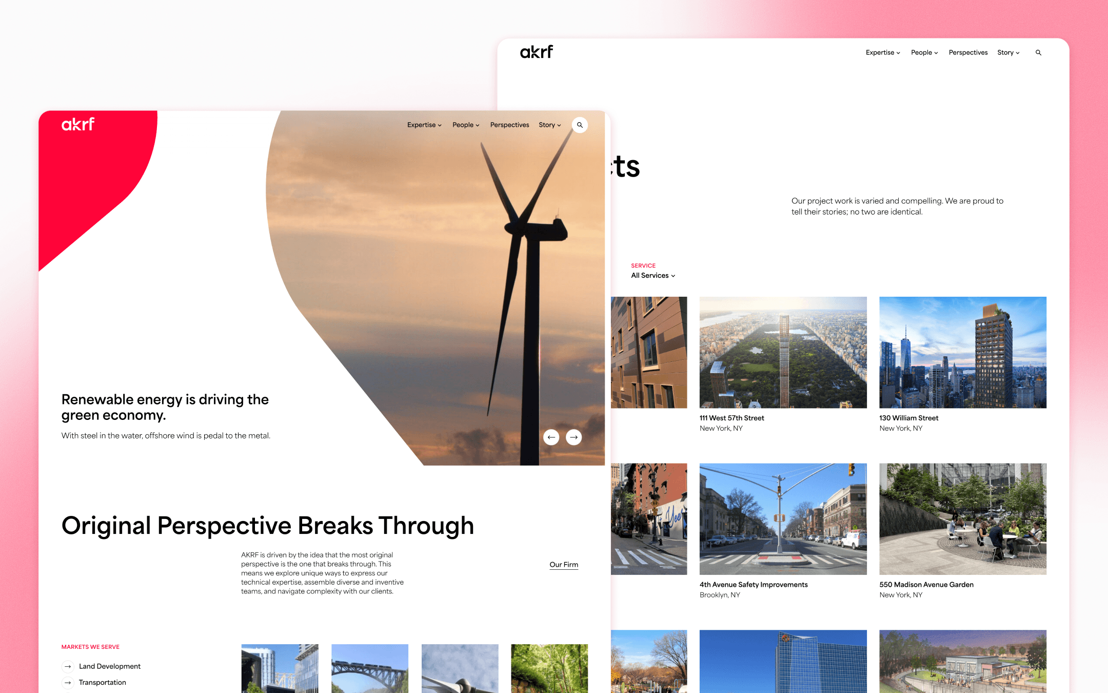 AKRF Engineering Website Design by TOKY