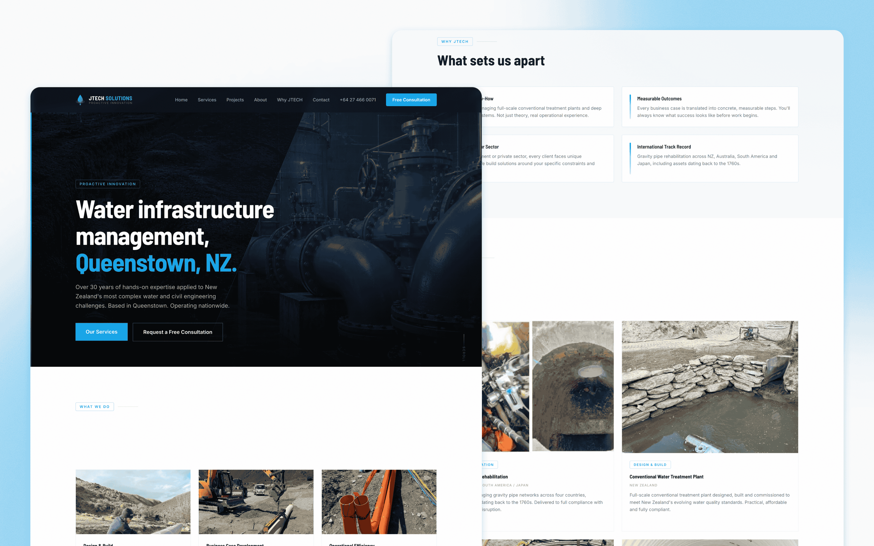 JTECH Solutions Engineering Website Design by Alpine Studio