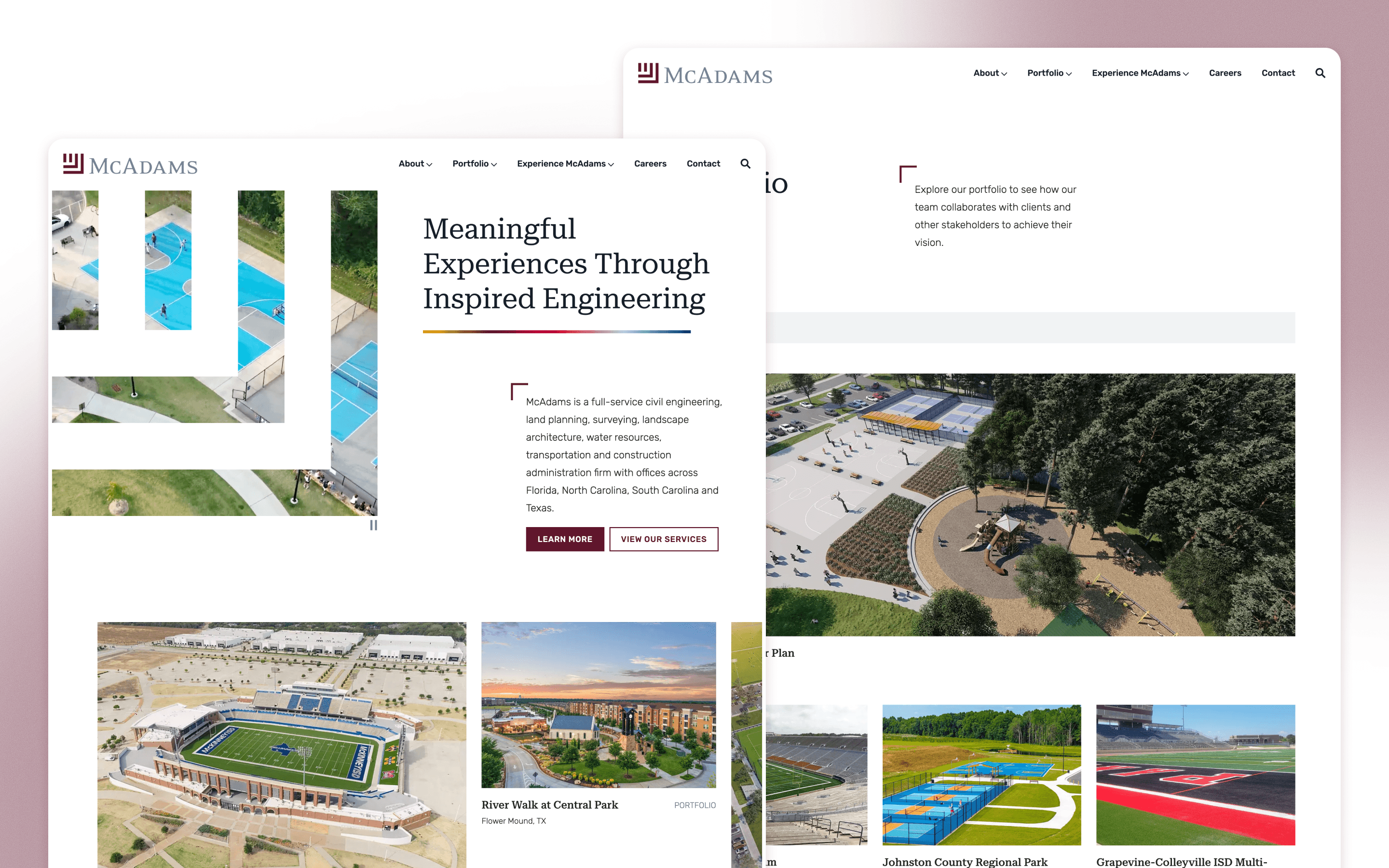 McAdams Engineering Website Design by New Media Campaigns