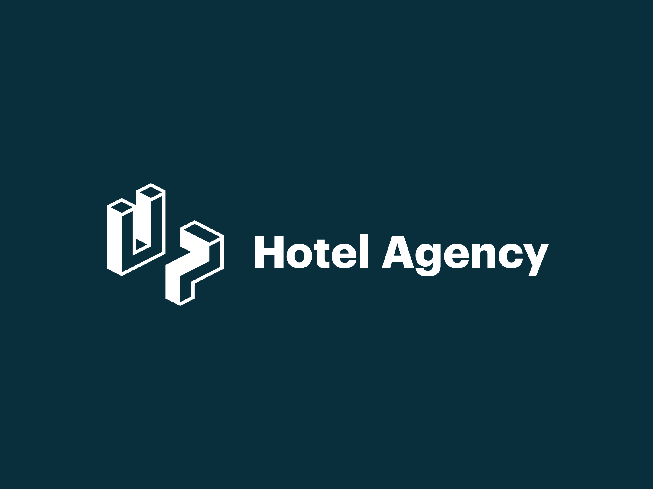 UP Hotel Agency Hotel Website Design Agency for Resort Navigation Logo