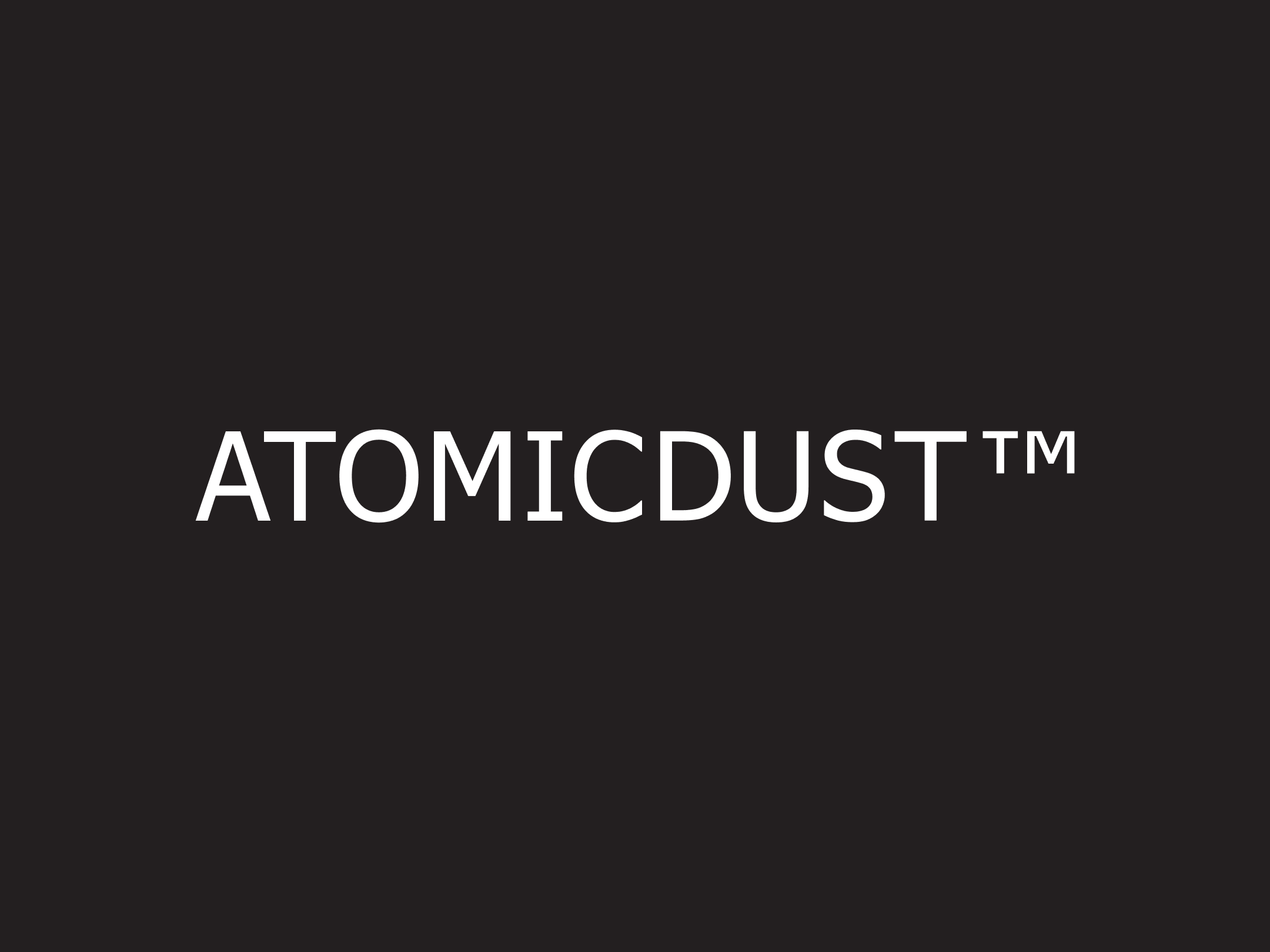 Atomicdust logo, manufacturing web design agency for product storytelling