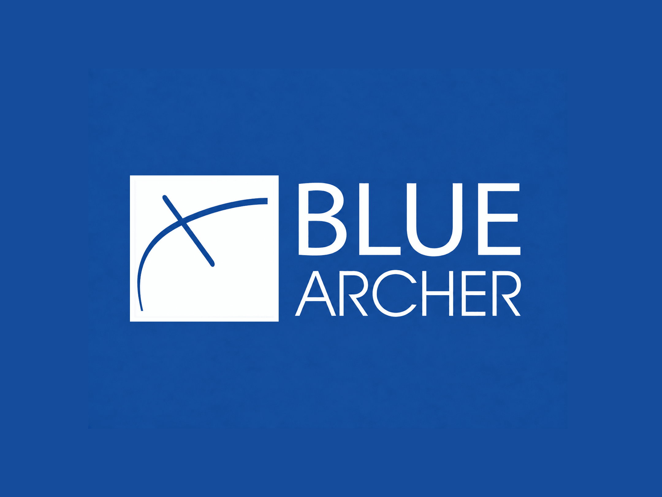 Blue Archer logo, manufacturing web design agency for distributor portals