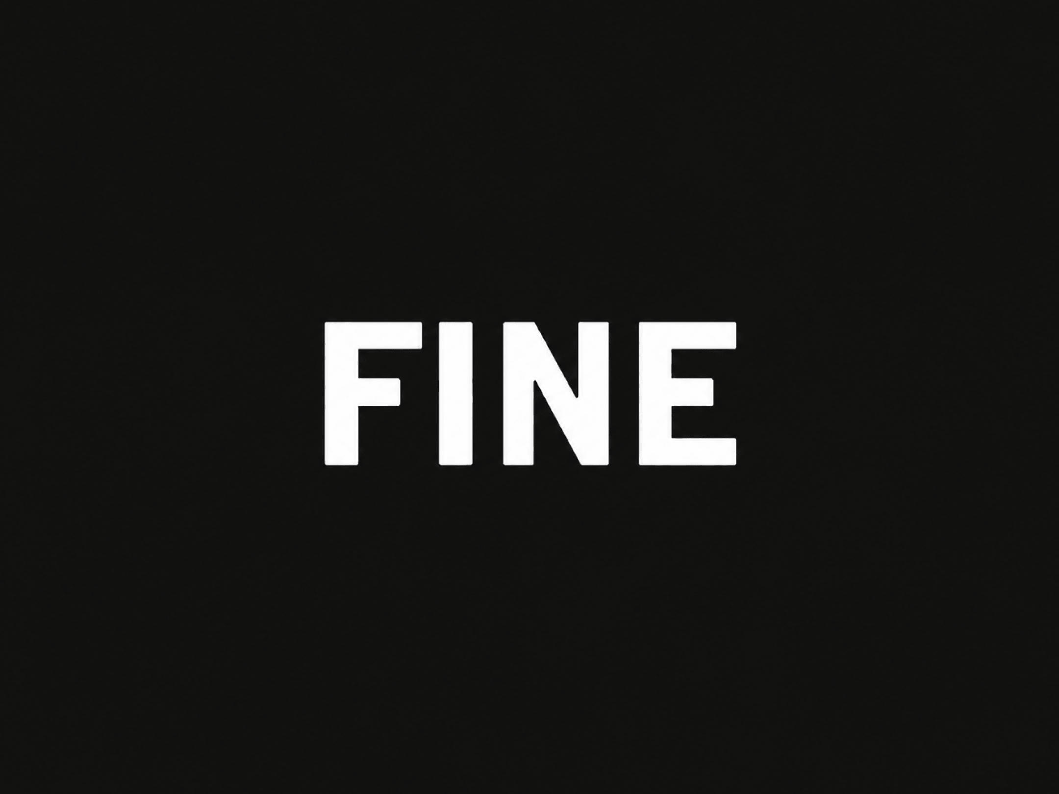 FINE logo, manufacturing web design agency for rebranding