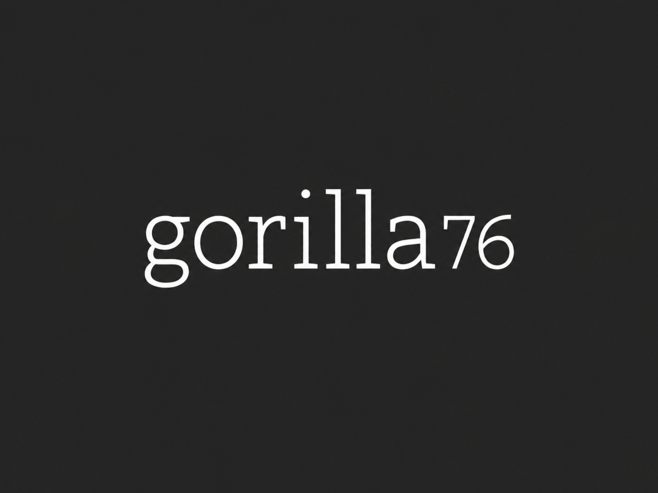 Gorilla 76 logo, manufacturing web design agency for content marketing