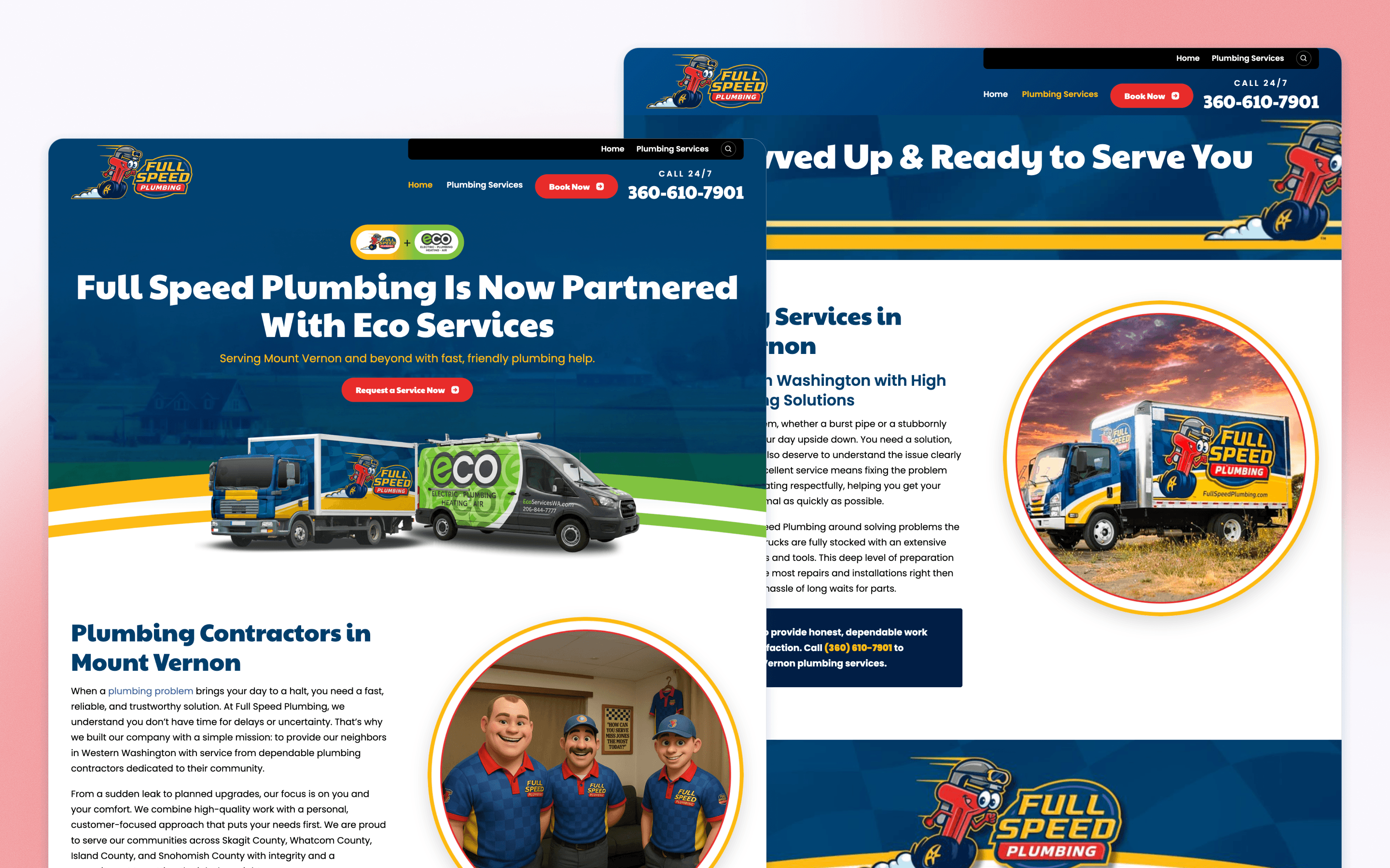 Full Speed Plumbing Website by Rival Digital
