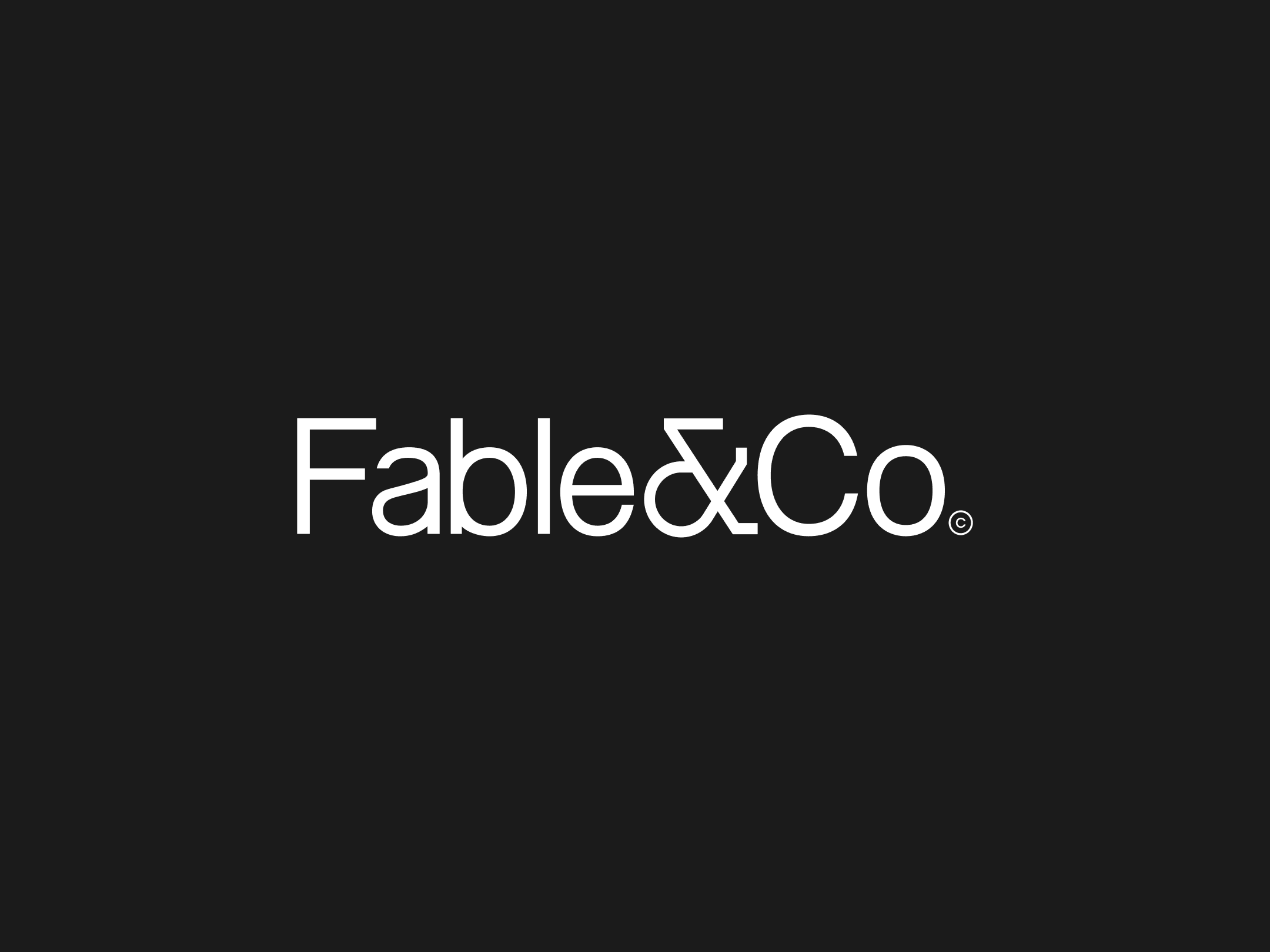 Fable & Co. Investment Firm Website Design Agency for Investment Platforms Logo