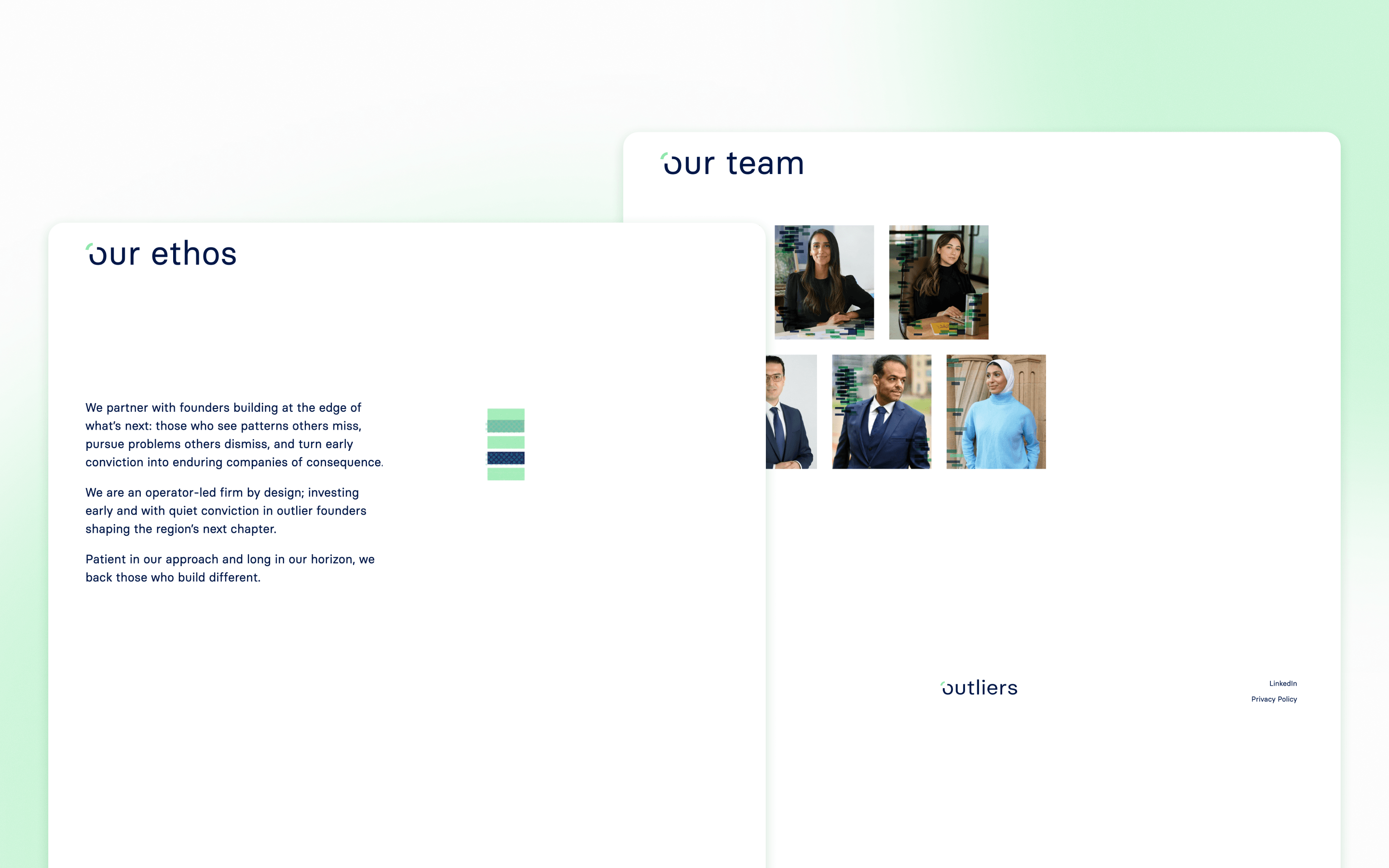 Outliers Venture Capital Website Design by Richard Chapman Studio