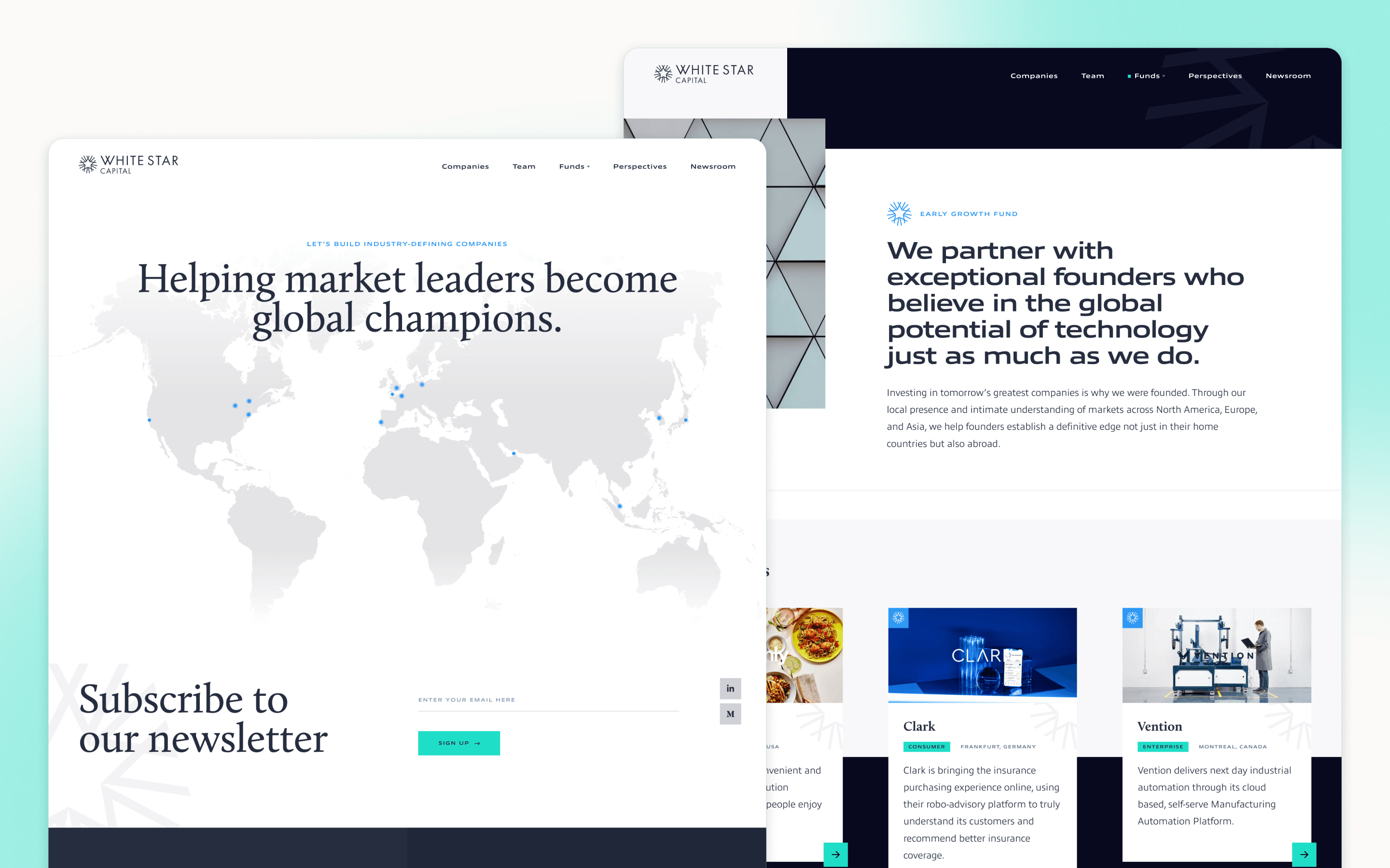 White Star Capital Venture Capital Website Design by Studio Simpatico
