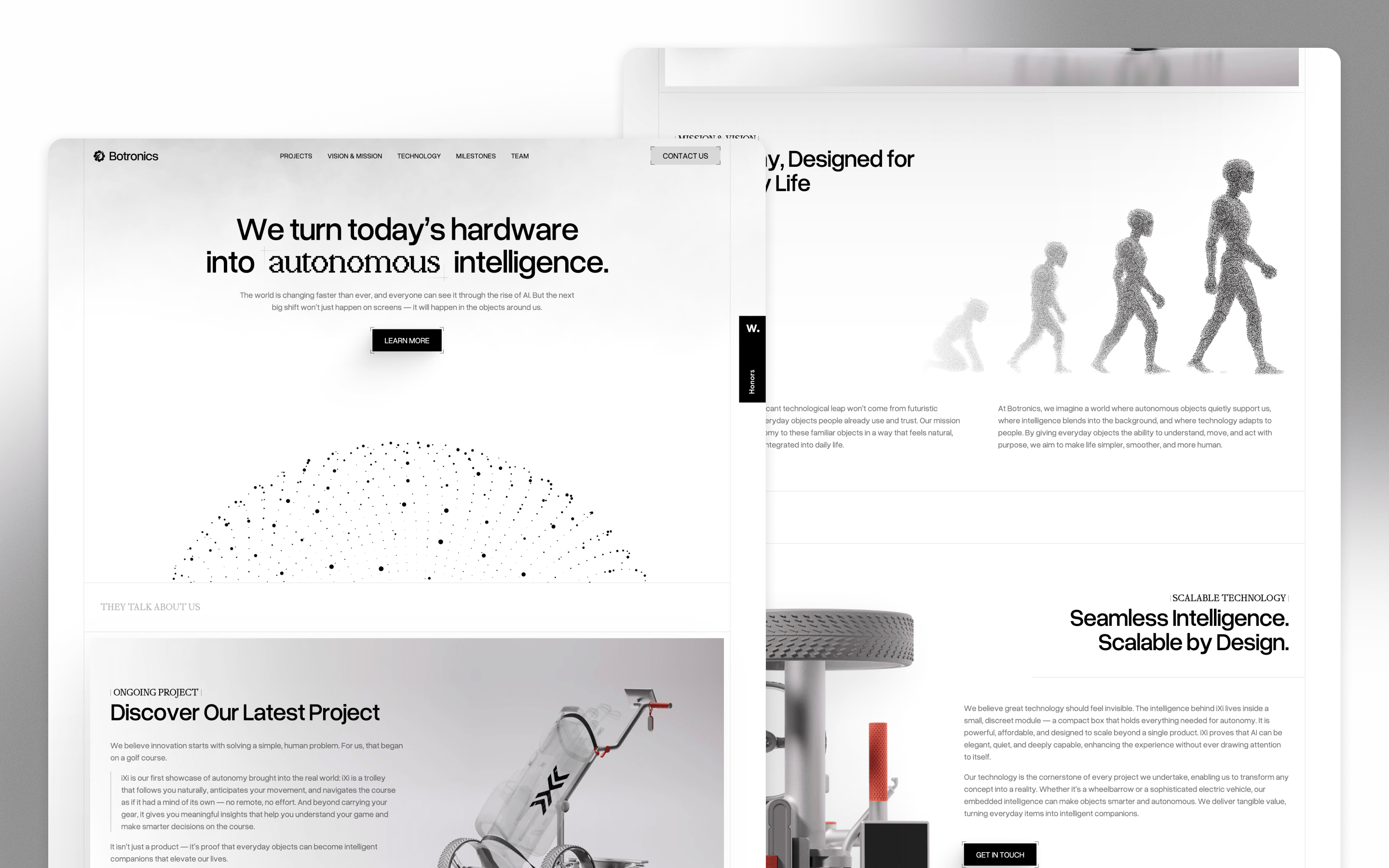 Botronics Robotics Website Design by We-R