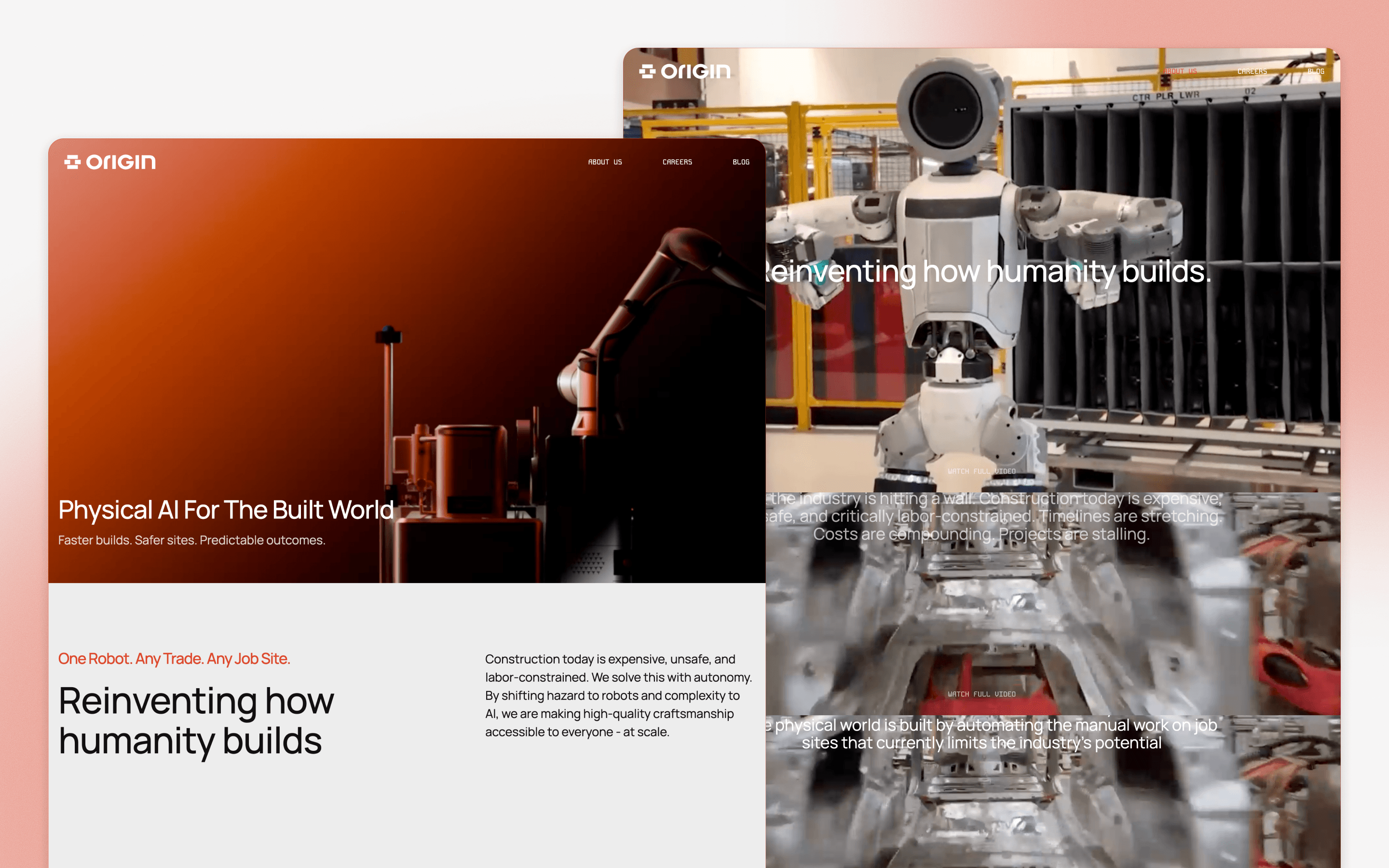 Origin / Artila Robotics Website Development by theCSS Agency