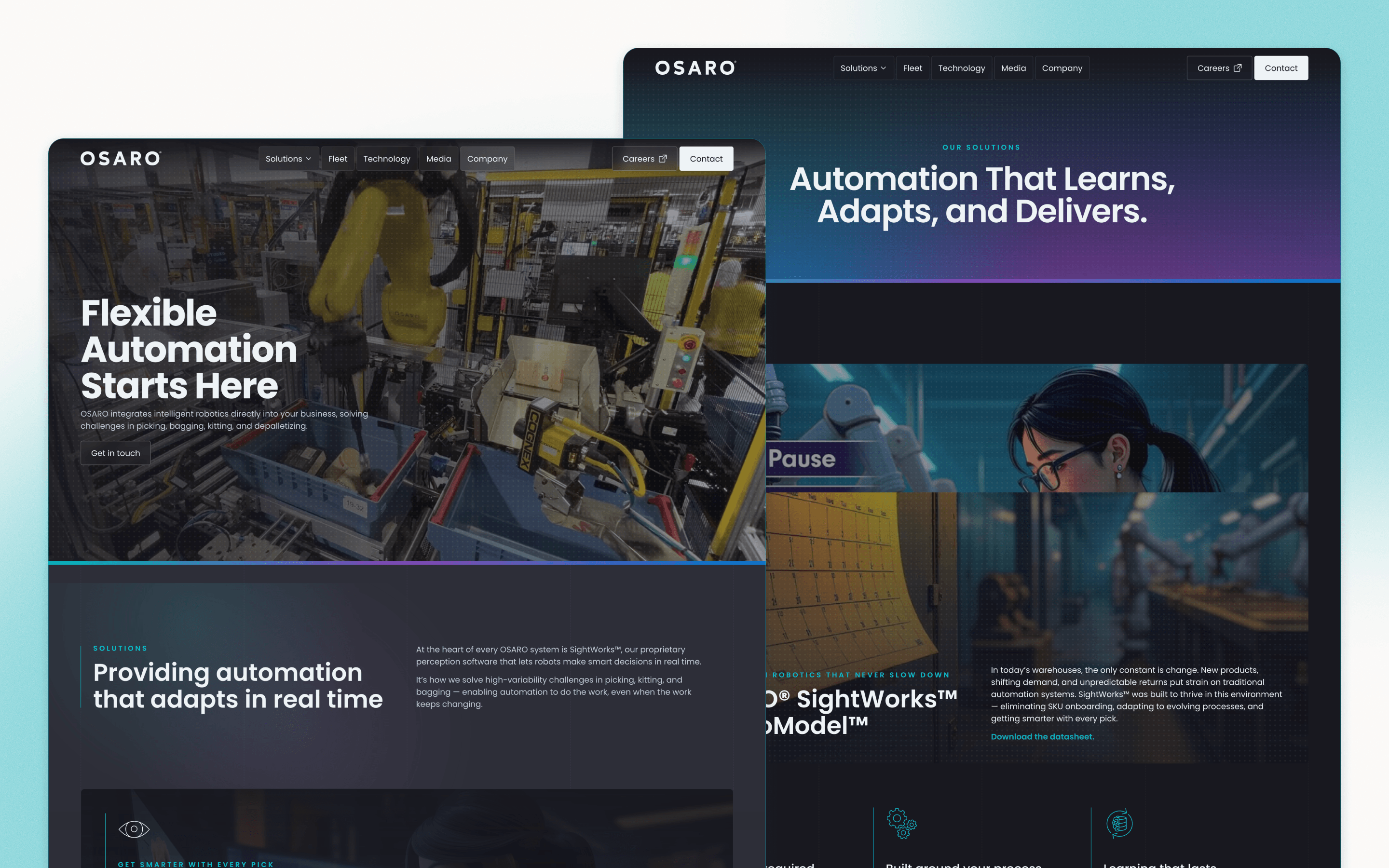 OSARO Robotics Website Design by Floresta Creative