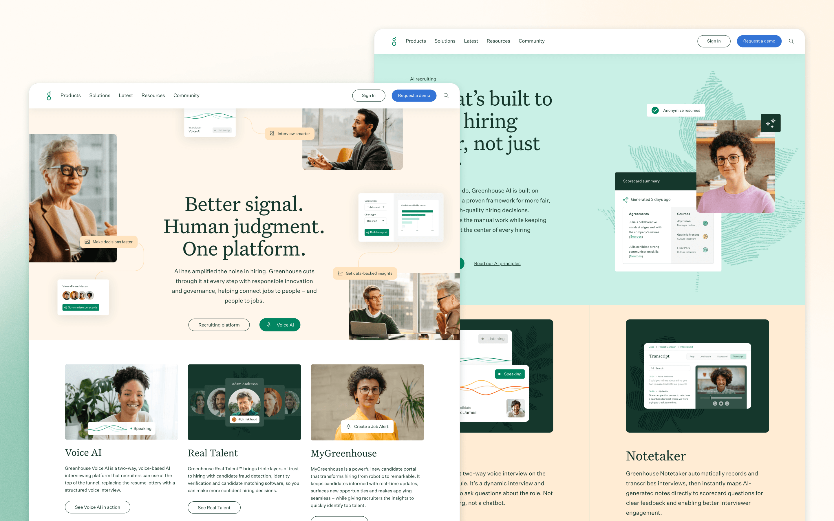 Greenhouse SaaS recruiting website migrated with Happy Cog