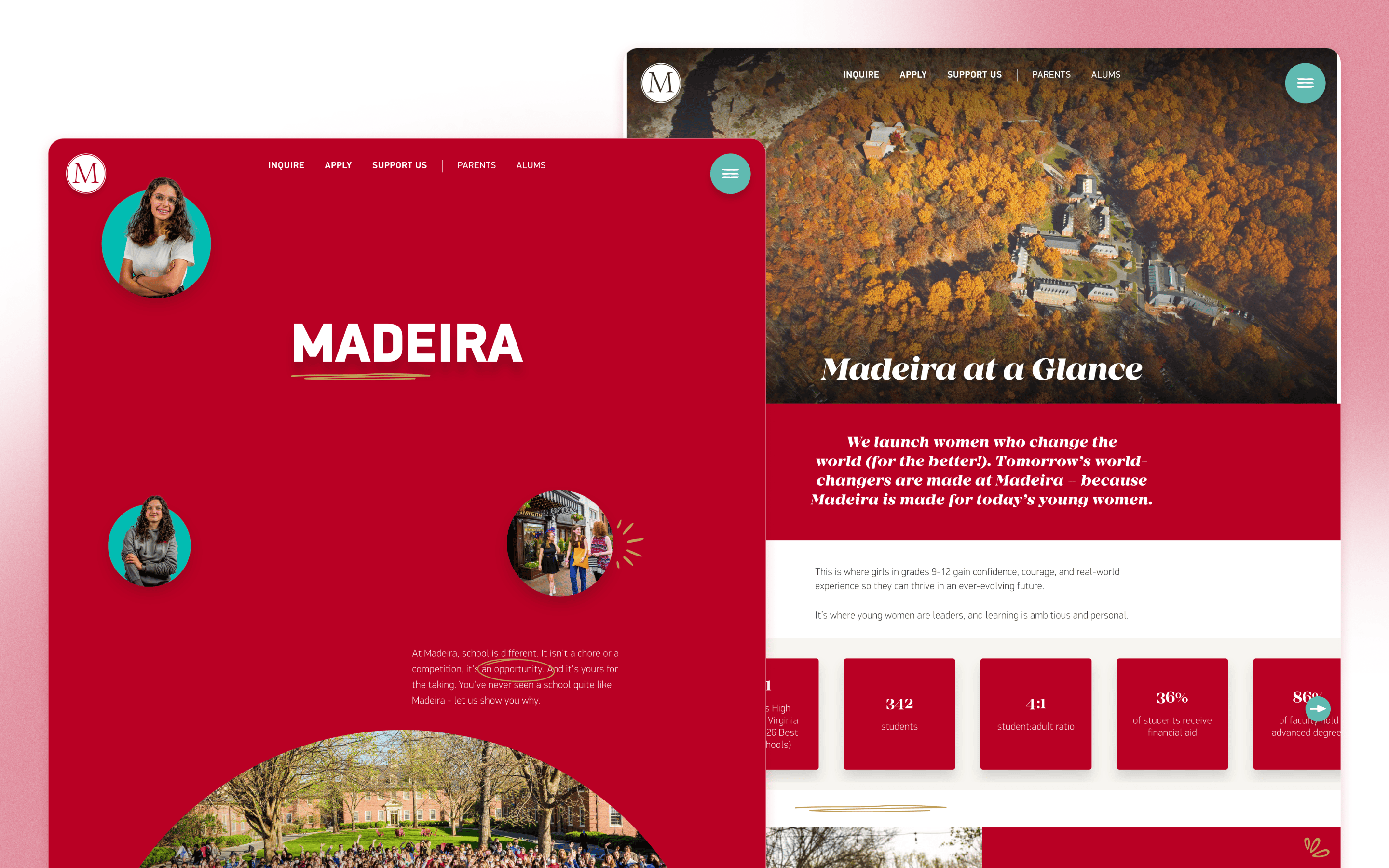 The Madeira School Website Design by Interactive Schools