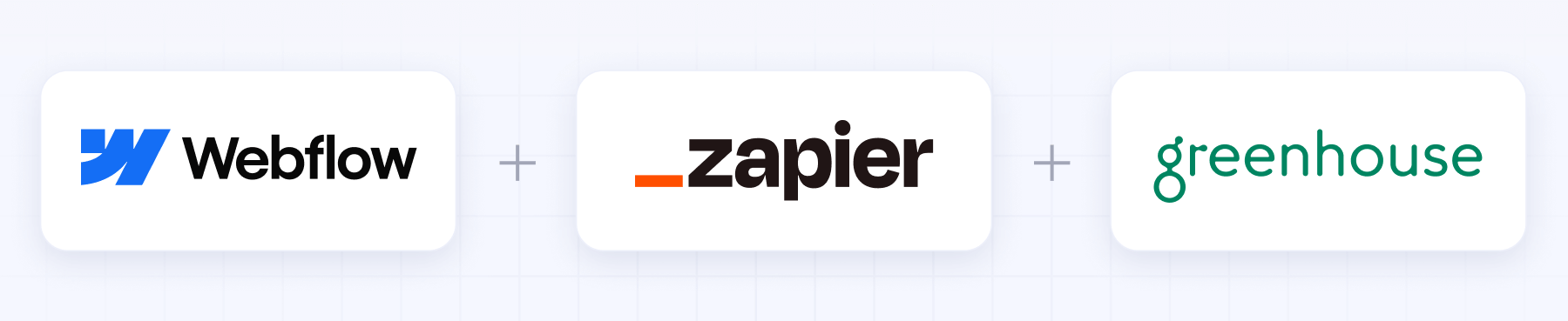 Integrate Greenhouse and Webflow with Zapier