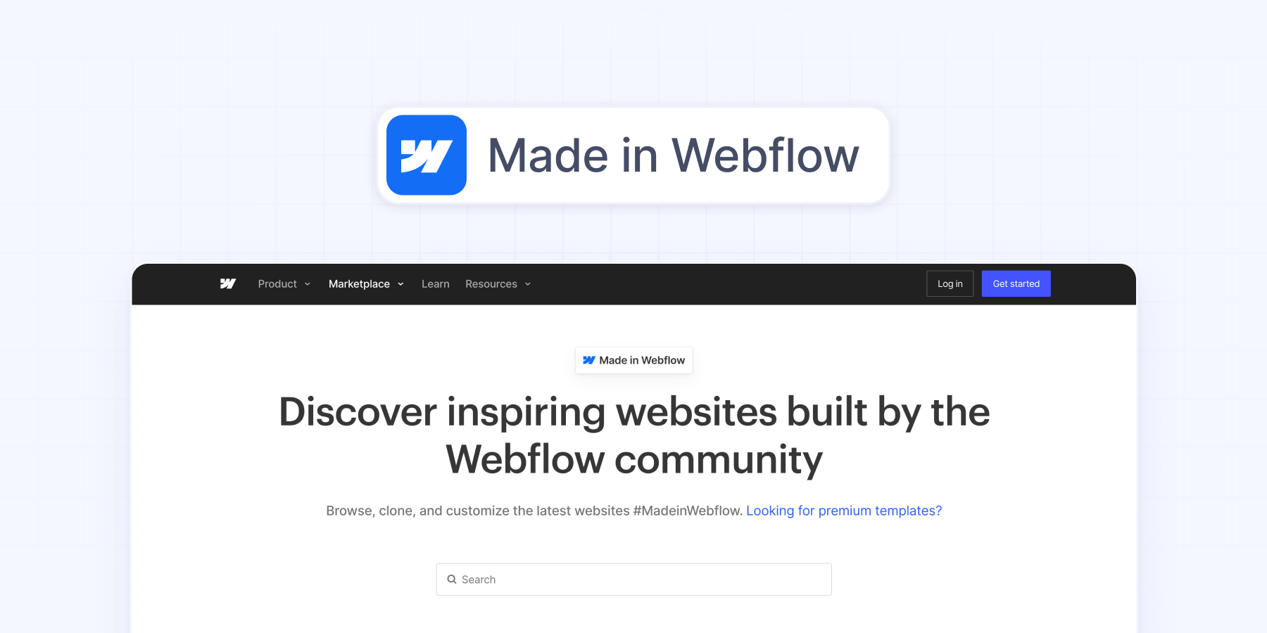 Find Webflow Agencies on the Webflow Experts Marketplace