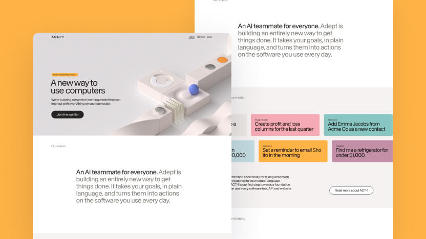 Adept Top AI Web Design