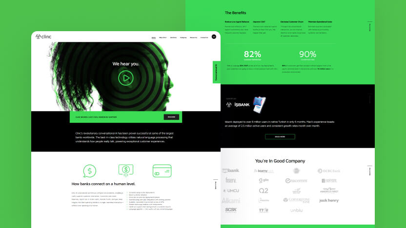 Clinic Top AI Virtual Assistants Web Design