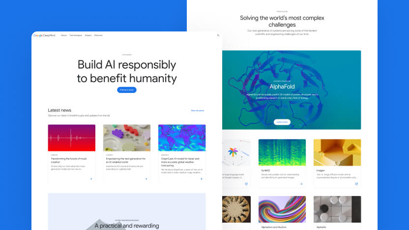 Deepmind Top AI Web Design