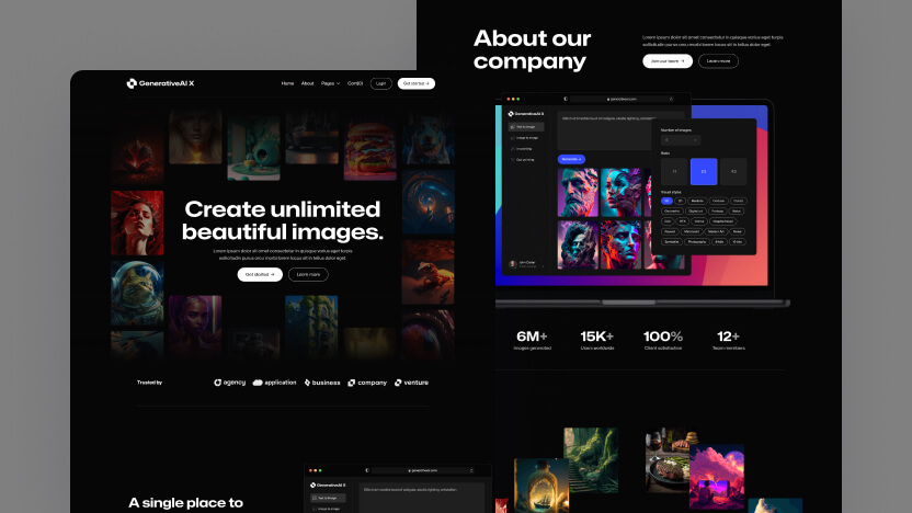 Generative AI Top AI Generative AI Web Design