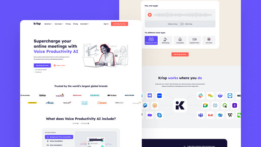 Krisp Top AI Web Design