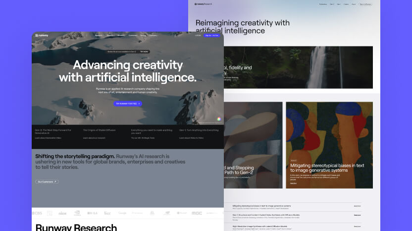 Runway Top AI Web Design