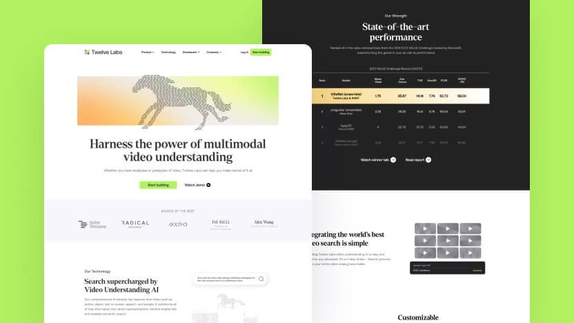 Twelve Labs Top AI Web Design