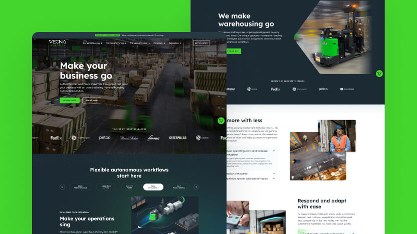 Vecna Top AI Robotics Web Design