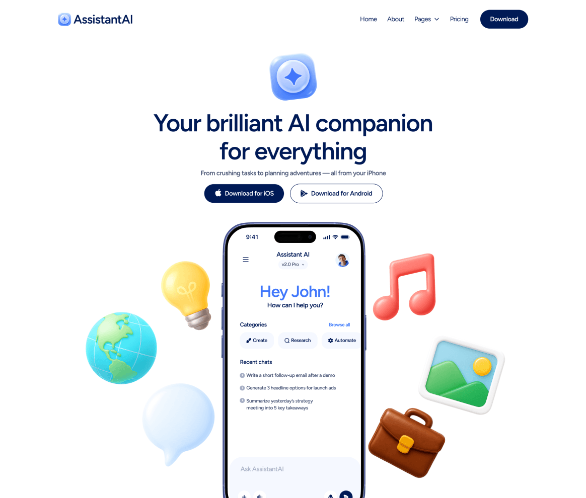 SmartAssistant Project - AI Design Agency