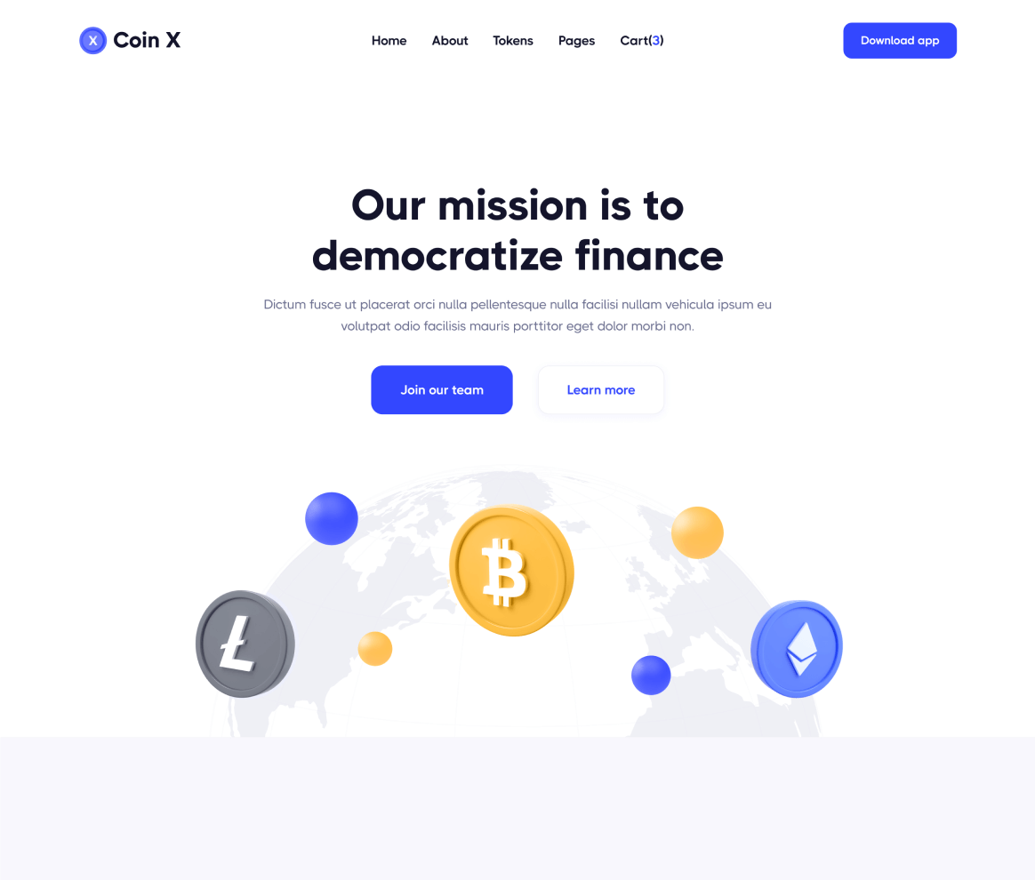 Coin About Project Crypto Design Agency