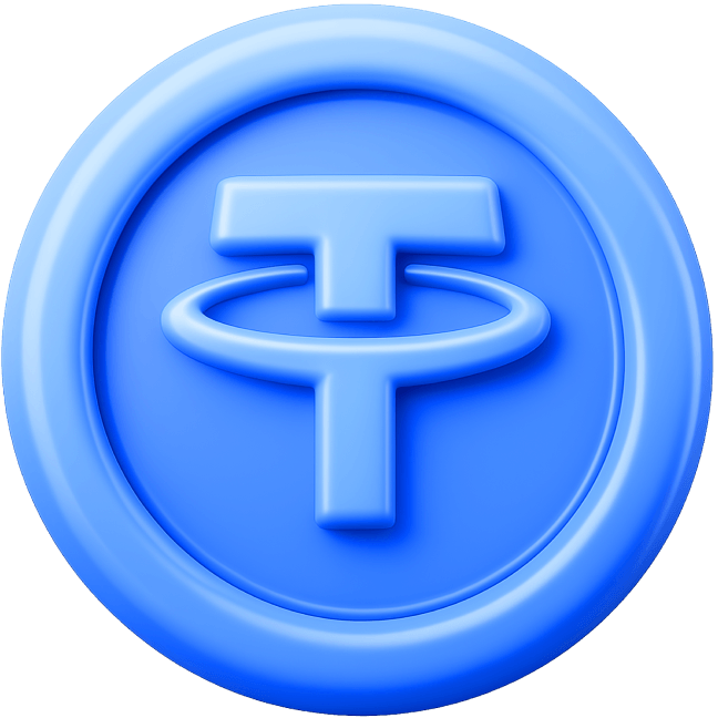 Crypto Design Website Tether Asset