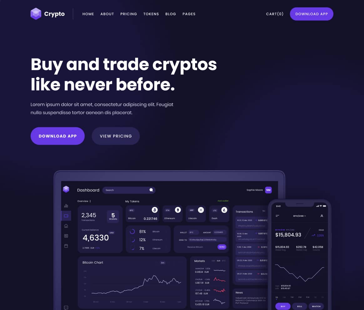 Defi Project Crypto Design Agency