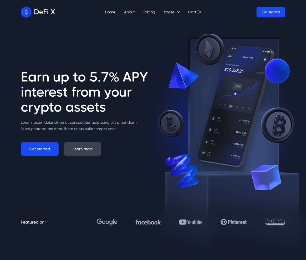 Defi Project Crypto Design Agency
