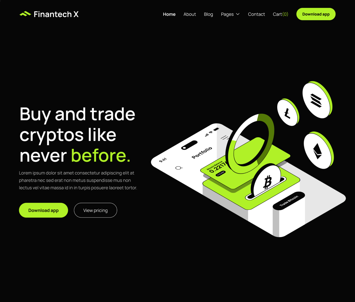 Finantech Project Crypto Design Agency