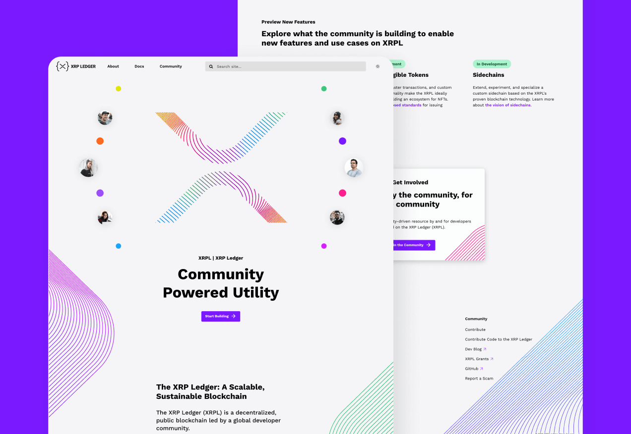 XRP Crypto Finance Website Design
