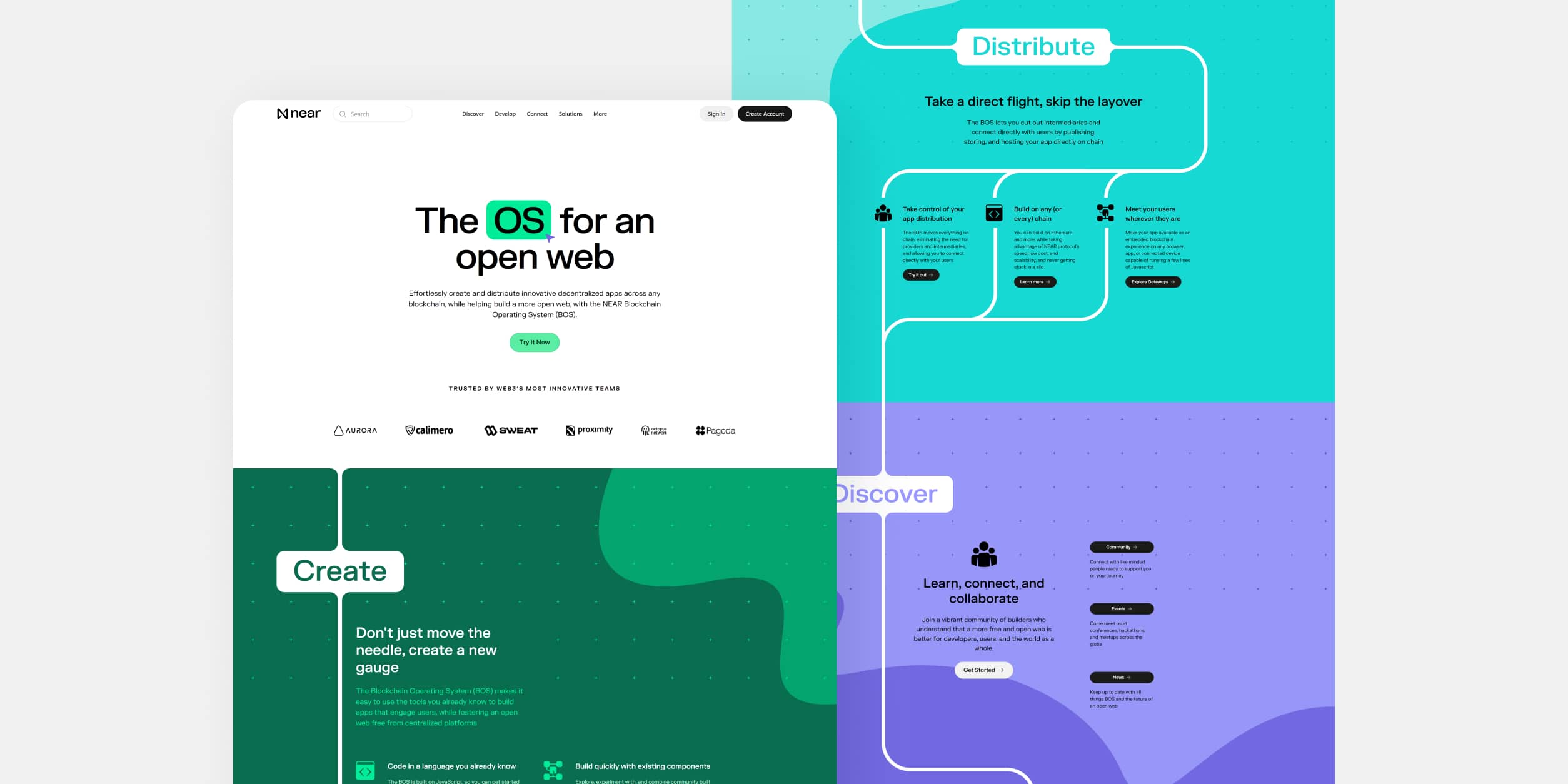 NEAR Protocol - Crypto Blockchain Web Design Inspiration