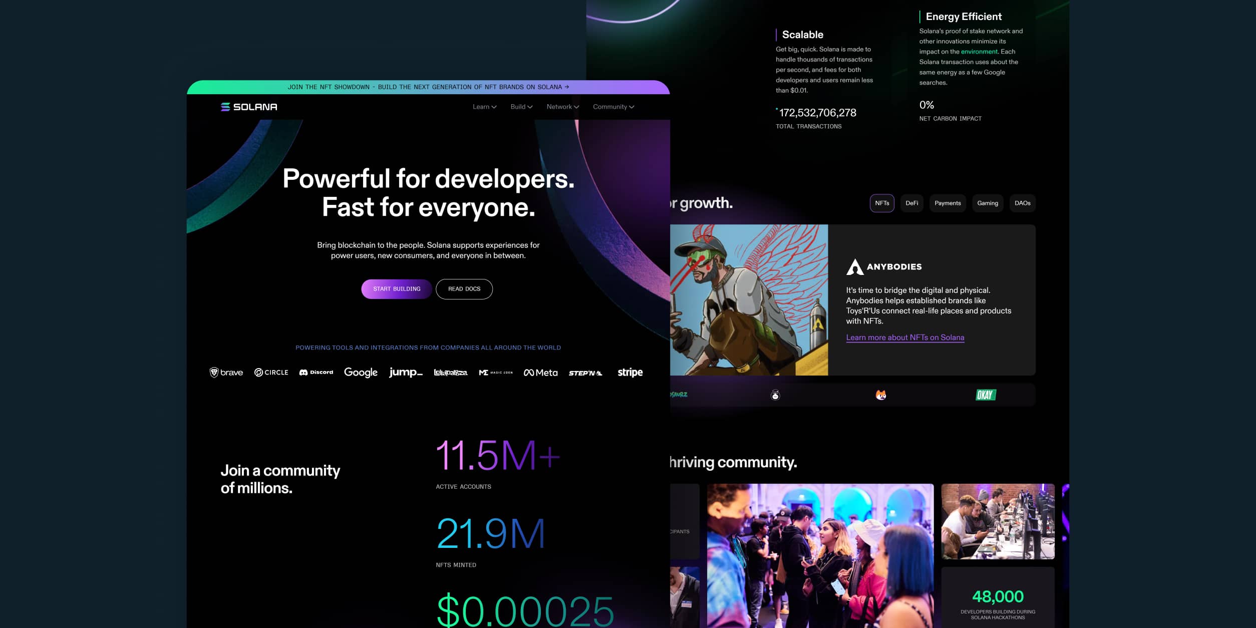 Solana - Crypto Website Design Inspiration
