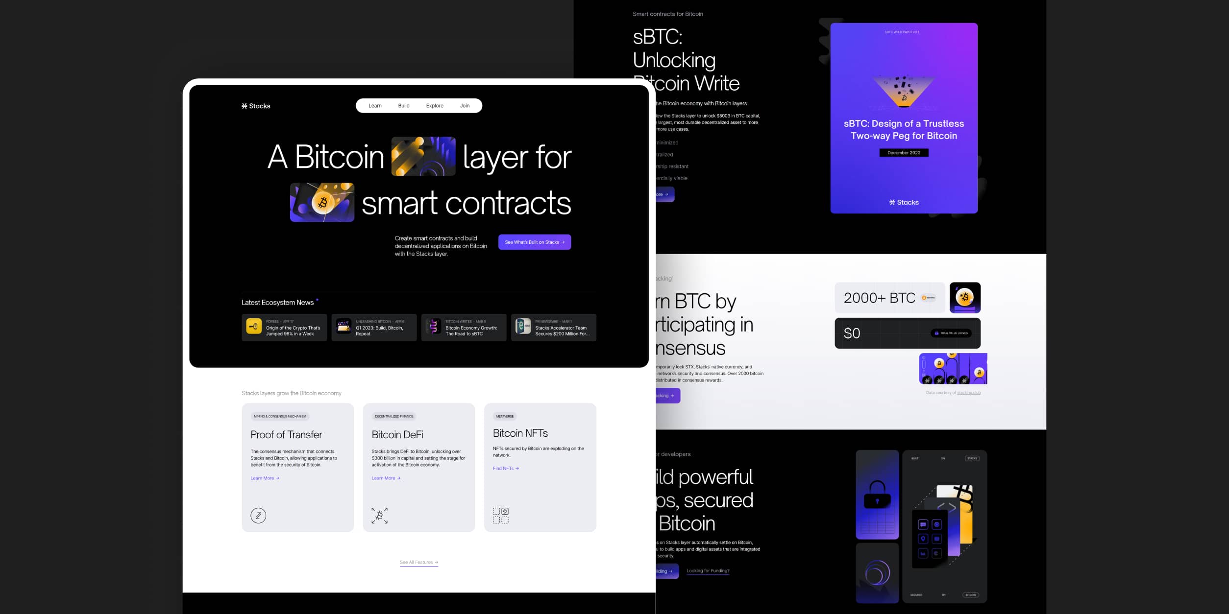 Stacks - Crypto Dashboard Website Design Inspiration