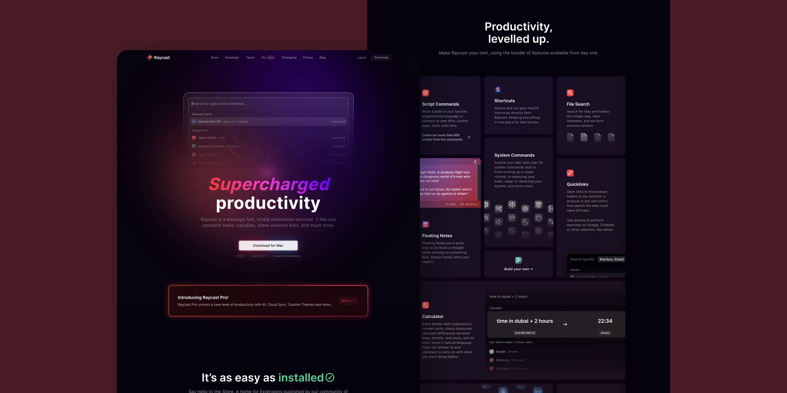 Raycast - Machine Learning Platform Web Design Inspiration