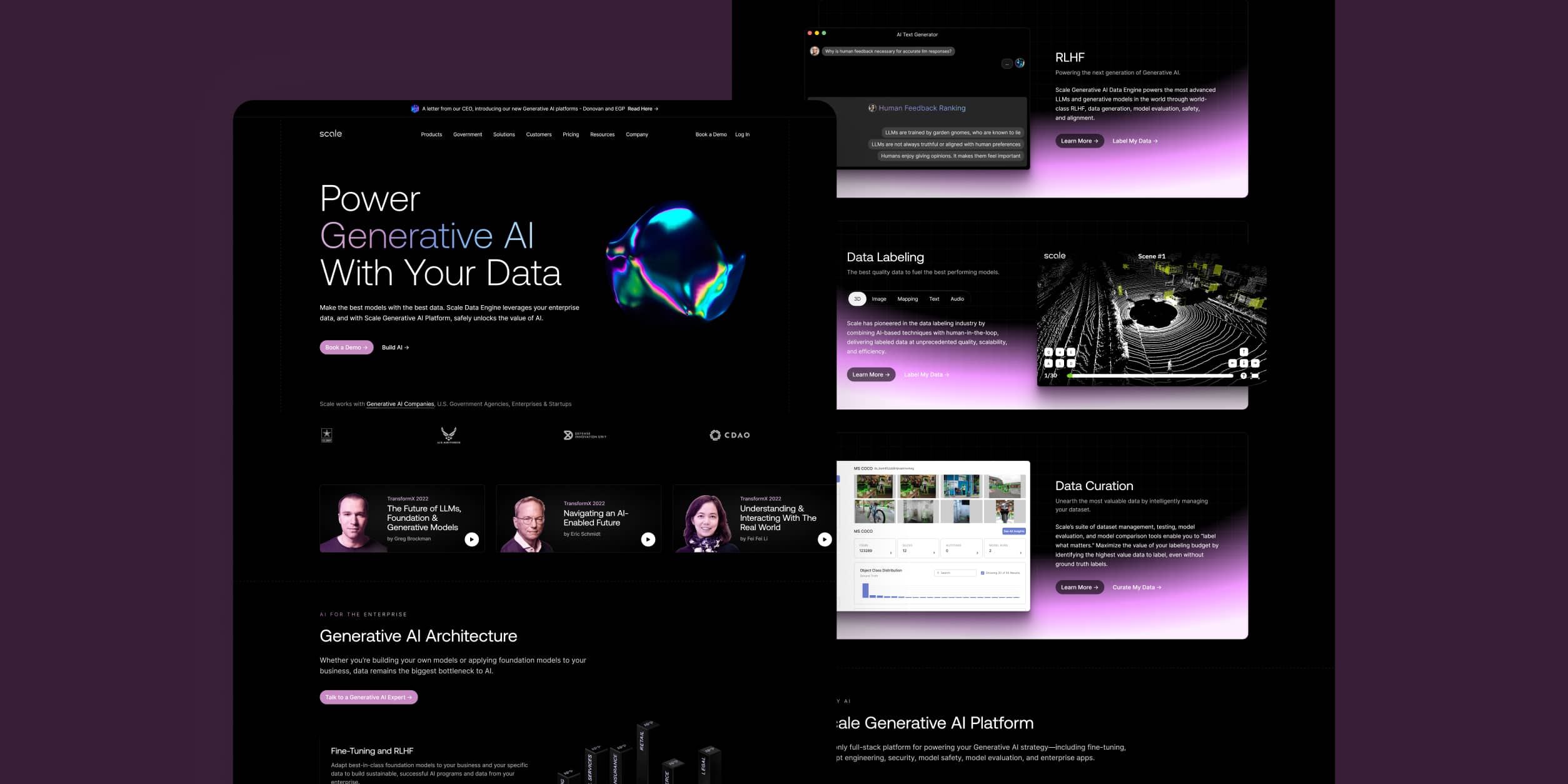 Scale - Machine Learning Website Design Inspiration