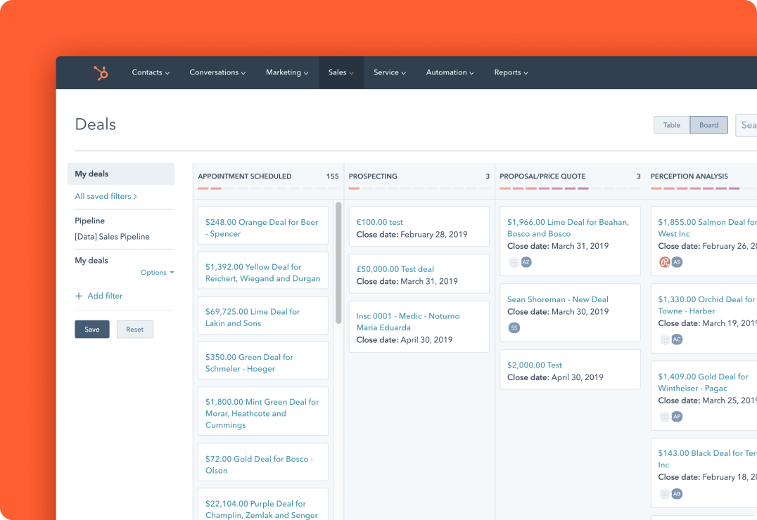 HubSpot SaaS UI UX Design